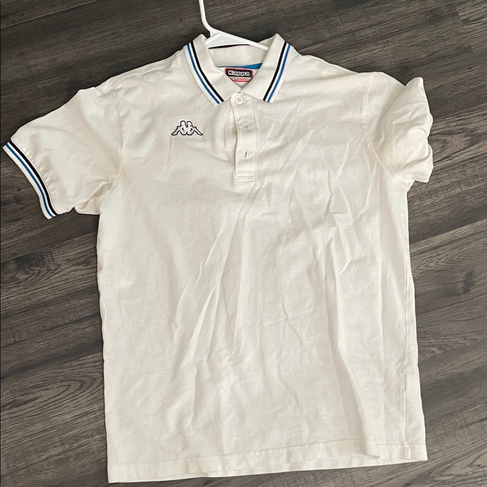 Kappa Men's Polo Shirt with Blue Accents